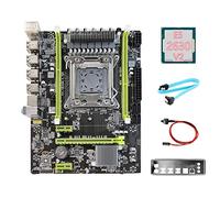 Graootoly X79 Aggiornamento Scheda Madre X79 Pro+E5 2630 V2 CPU+ SATA+ Interruttore+Baffle M.2 NVME LGA2011 per PUBG