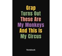Grap turns out these are my monkeys and this is my circus: Funny gag gift for coworkers, bosses and employees, adults | Christmas, Secret santa present idea for women and men