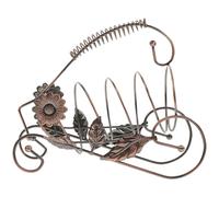 Grape Bottle Rack Iron Ornament Divertente Creativo Creative Craft Leaf