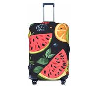 Grape Passion Fruit Anguria Elastico Viaggio Bagagli Copertura Valigia, Stampa Valigia Copertura Bagagli Antigraffio, Nero , S