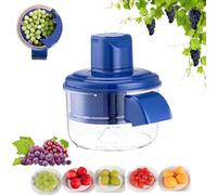 Grape Peeling Machine, 2025 Upgraded Automatic Electric Fruit Garlic Tomatoes Peeler, Rechargeable Home Kitchen Smart Fruit Aid Peeler for Grapes, Garlic, Cherry, Tomatoes (Blue)