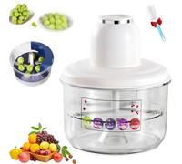 Grape Peeling Machine, 2025 Upgraded New Electric Automatic Garlic Peeler Machine, Rechargeable Home Kitchen Aid Peeler for Grapes, Cherry, Tomatoes (White)