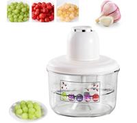 Grape Peeling Machine, Garlic Peeling Machine Electric, Garlic Peeler Skin Remover Machines, Multifunctional Automatic Peeler Skinning Tool for Grapes, Cherry, Tomatoes (White)