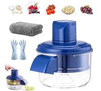Grape Peeling Machine, Garlic Peeling Machine, Electric Grape PeelingMachine, Food-Grade 304 Stainless Steel | USB Rechargeable for Home & Commercial Use | for Grapes, Garlic, Tomato, Cherry (A)