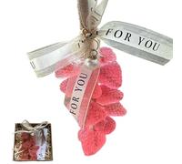 Grape Soap, Grapes Soap On A Rope, Handcrafted Grape and Strawberry-Shaped Soaps, Decorative & Aromatic Soaps for Washing Fresh Air Men Women (Strawberry Pink)