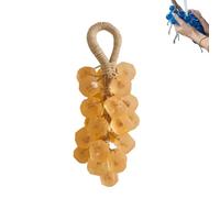 Grape Soap, Handmade Crystal Grape Soap on a Rope Transparent, Gift Box for Bathroom Freshness (Gemstone*D)