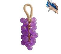 Grape Soap, Handmade Crystal Grape Soap on a Rope Transparent, Gift Box for Bathroom Freshness (Grapes*A)