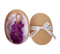 Grape Soap - Handmade Crystal Shampoo Scented Bar | Simulated Grape Bunch Soap for Body Hand Care Skin Spot Cleaning Shower Travel Moisturizing Natural Fragrance Bath Gift, Viola Pink Lavender