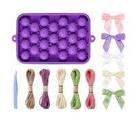 Grape Soap Mold - Easy-Release Food-Grade Craft Mould with Jute Rope | DIY Soap Making Kit for Mother's Day, Teacher's Day, Birthdays, Home Decor, Handmade Soaps, Gift DIY