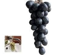 Grape Soap on a Rope, Advanced Handmade Soap, Handmade DIY Exquisite Home Decor and Gift Choice, Washing Hands and Fresh Air (Black)