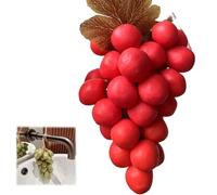 Grape Soap on a Rope, Advanced Handmade Soap, Handmade DIY Exquisite Home Decor and Gift Choice, Washing Hands and Fresh Air (Red)