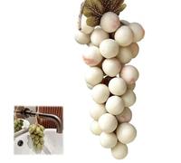 Grape Soap on a Rope, Advanced Handmade Soap, Handmade DIY Exquisite Home Decor and Gift Choice, Washing Hands and Fresh Air (White)
