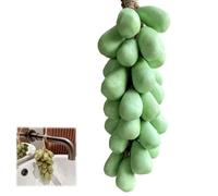 Grape Soap on a Rope, Advanced Handmade Soap, Handmade DIY Exquisite Home Decor and Gift Choice, Washing Hands and Fresh Air (Green)