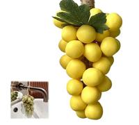 Grape Soap on a Rope, Advanced Handmade Soap, Handmade DIY Exquisite Home Decor and Gift Choice, Washing Hands and Fresh Air (Yellow)