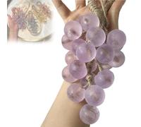 Grape Soap on a Rope, Crystal Grape Soap, Lasting Fragrance Christmas Birthday Gift for Men and Women,for Hand Washing, Air Freshening, or Decoration (D)