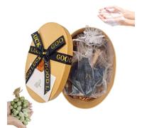 Grape Soap on a Rope, Grape Cluster Soap, Handmade Grapes Shaped Soaps, Natural Cold Process Artisan Soaps, for Washing Hands and Fresh Air Men Women (Black 20 Pcs,Box)