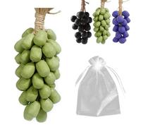 Grape Soap on a Rope, Grape on a Kit, Natural Scented Moisturizing on a Ropes Bunch Shaped, Bath Soaps on a for Women & Man, Grapee Cluster Soaps on a Ropee (20, Teal)