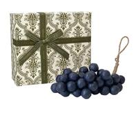 Grape Soap On A Rope, Handcrafted Grape Soap, Handmade with Fresh Vine Grapes Essence, Natural Face & Body Bath Bunch Soaps Perfect for Skin Hydration (gift box) (Grinding Purple)
