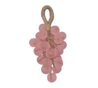 Grape Soap on A Rope, Handmade Grape Cluster Soap for Hands and Face with Lasting Fragrance, Gift for Men and Women (Pink)
