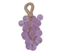 Grape Soap on A Rope, Handmade Grape Cluster Soap for Hands and Face with Lasting Fragrance, Gift for Men and Women (Purple)