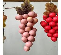 Grape Soap On A Rope, Handmade Grapes Shaped Soaps, Grape Cluster Soap, Handmade with Fresh Vine Grape's Essence, Natural Facial and Body Bath Soap Bundle (Pink)