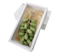Grape Soap on a Rope,Handmade Grapes-Shaped Soaps,Handmade DIY Exquisite Home Decor for Face,Body Shower & Hands,Decorative Soap Bars,for Washing Hands and Fresh Air Men Women (verdant)
