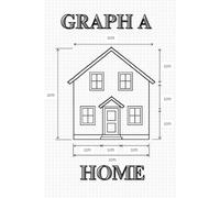 Graph A Home: / Graph Paper Light Gray Color/.250 Inch Squares ( 1/4 Inch Graph Paper ) / 6x9 Pocket-Size Notebook/ 1 Opening Page/ 119 Pages of Light Gray Graph Paper/ Glossy Cover/
