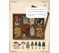 Graph Composition Book Mushroom: Unleash Your Creativity with 200 Pages of 5x5 Grid Paper for Sketching, Planning, and Dreaming