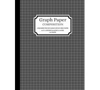 Graph Paper Composition: 4 Squares Per Inch (4x4) Quad-Ruled Grid Paper, 100 Pages (50 sheets)