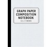 Graph Paper Composition Notebook: 100 pages, Large, 8.5 x 11