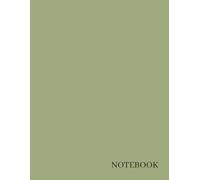 Graph Paper Composition Notebook: 8.5 x 11 Inches Exercise Book 100 Pages. Education, Home Schooling & Work. Sage Green - Black.