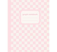 Graph Paper Composition Notebook: Cute Pastel Pink Checkered Journal | 4x4 Quad Ruled Grid Paper | 7.5 x 9.25 | 110 Pages | Retro Aesthetic Cover