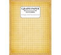 Graph Paper Design - Numbered Grid Notebook: Vintage Design, 8.5x11, 110 Pages, for Engineering, Math, Physics, Art, Flow Charts, Architecture and Art