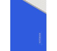 Graph Paper Large Notebook - A4 Landscape Format | 1/4 Inch (0.25") Isometric Grid | Edge-to-Edge Layout | Horizontal Grid Lines | Double-Sided Pages ... 3D Design & Projects: |Royal Blue color|