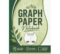 Graph Paper Notebook 1 cm/0.5 cm: 8.5 x 11, 100 pages