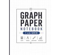 Graph Paper Notebook 1 cm Grid