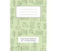 Graph Paper Notebook: 1 cm Grid Book | Squared Paper Notebook | A4 | 96 Pgs | planning, brainstorming, creativity, problem-solving, organising