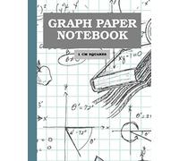 Graph Paper Notebook 1 CM Squares: 1 cm Square Graph Paper | Quad Ruled Notebook | Graphing Notebook | Science & Math Notebook | ... Office Supplies (Squared Paper Notebook)