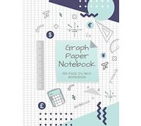 Graph Paper Notebook: 100-page 1/4 Inch Workbook