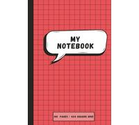 Graph Paper Notebook: 4x4 Grid - 6"x9" - 100 Pages - Ideal for Math, Drawing, STEM, School & Planning - Hardcover