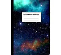 Graph Paper Notebook: 5 x 5 squares per inch, Quad Ruled - 7 x 10 | Deep Space Constellations | Math and Science Composition Notebook for for ... Girls, Teens And Students (School Essentials)