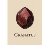 Graph Paper Notebook 5x5 mm - Granatus - 100 Pages - 8.5 x 11 Inches: Elegant scientific-style notebook with a realistic garnet illustration and Latin name perfect for geology, art, and journaling