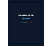 Graph Paper Notebook 5x5: Quad Ruled Grid Paper, 8.5 x 11 Inches, 50 Pages for Math, Science & Engineering
