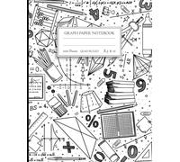 Graph Paper Notebook 8.5 x 11 | 100 Pages | 4x4 Quad Ruled: Essential for Math, Engineering, Drawing, School, Work & Creative Projects - White Cover: ... Home, School, College, and Work Activities