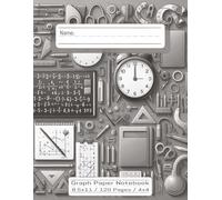 Graph Paper Notebook 8.5 x 11 / 120 Pages / 4 x 4: Ruled Graph Paper Notebook for Math, Engineering, Drawing & Journaling - 8.5 x 11, 120 Pages, 4 Square per inch