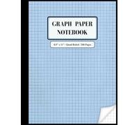 Graph Paper Notebook 8.5 x 11: Quad Ruled | 200 Pages | 4x4