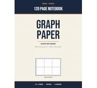 Graph Paper Notebook: 8.5 x 11 Quad Ruled Pad - 1/4 Inch Squares, 120 Pages, Grid Paper for Math, Drawing, Engineering & Notes