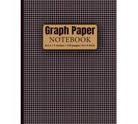 Graph Paper Notebook: A spacious 8.5” x 11” graph paper notebook with 120 pages of 4x4 quad-ruled grids-perfect for math work, sketching, technical plans, and creative layouts.