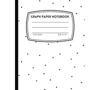 Graph Paper Notebook | Charming Polka Dots: Quad Ruled Paper for Math and Science Students | 1/4" Grid | 100 Pages | 8.5" x 11"