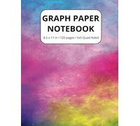 Graph Paper Notebook - Colorful Matte Cover: High-Quality Grid Paper | Quad Ruled 5x5 | 120 Pages, Large 8.5" x 11" | Ideal for Math, Engineering, ... Sketching, Planning, and Problem-Solving
